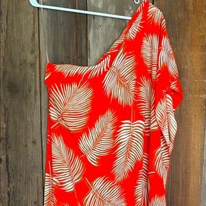 One shoulder maxi dress